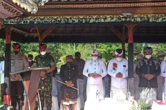 Kapolsek Bangli Pimpin Pengamanan Lokasabha II Maha Gotra Tirta Harum Kabupaten Bangli